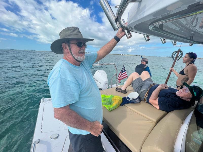 fishing tour on boat charter