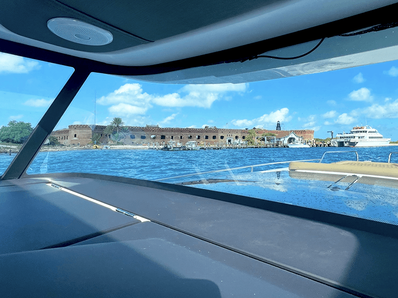 Dry Tortugas National Park view from boat charter