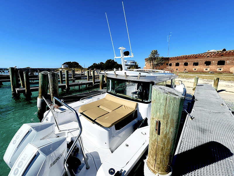 boat charter by Dry Tortugas National Park