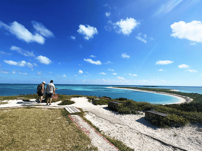 beach view from Dry Tortugas National Park
