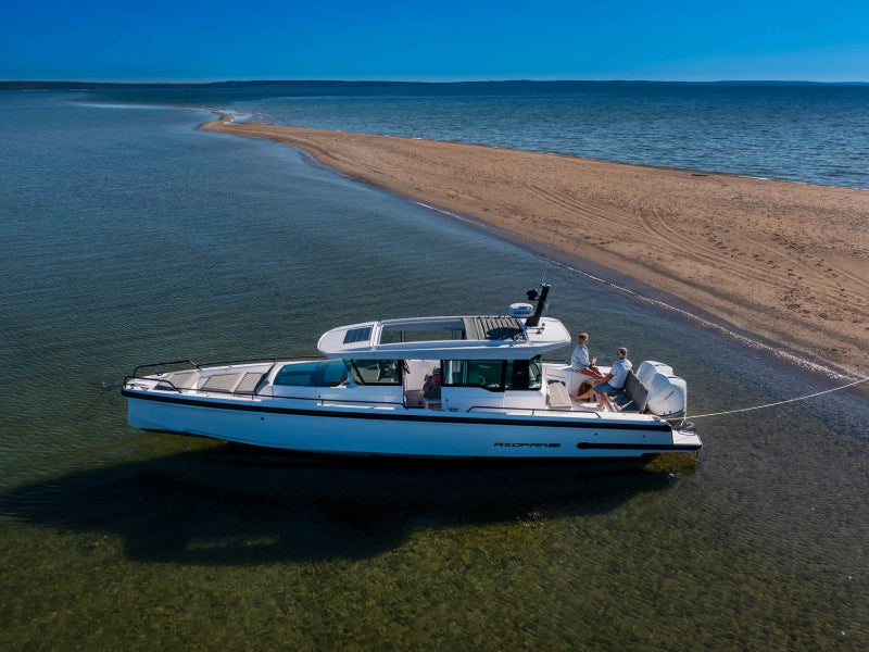 axopar boat charter by sandbar