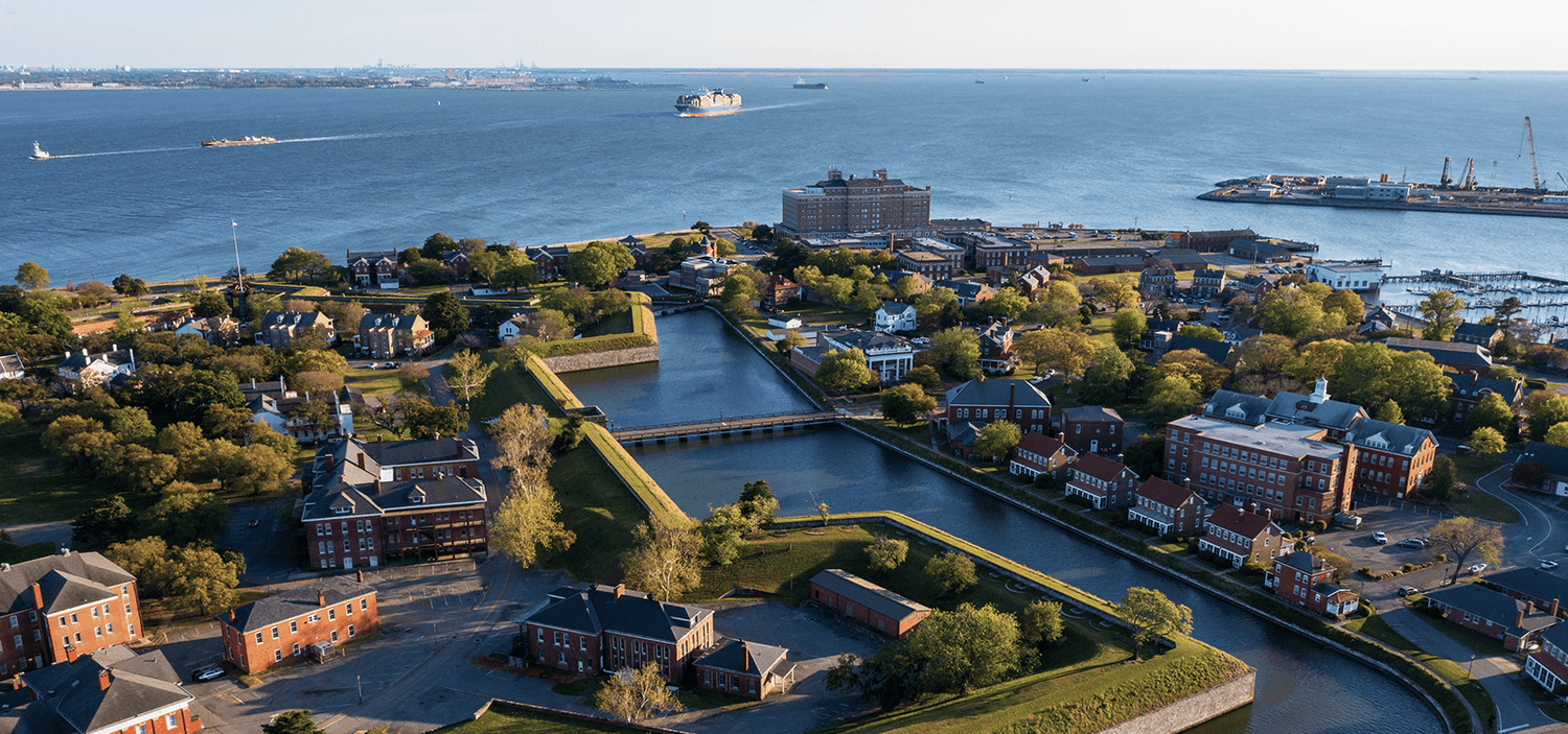 hampton virginia aerial view