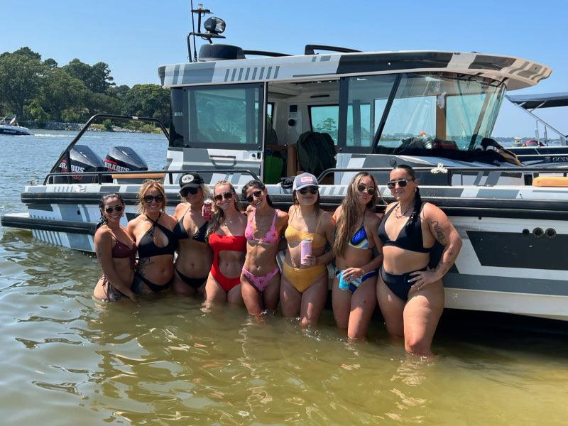 bachelorette party by charter boat
