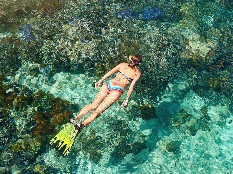 snorkel tour by Christ of the abyss statue