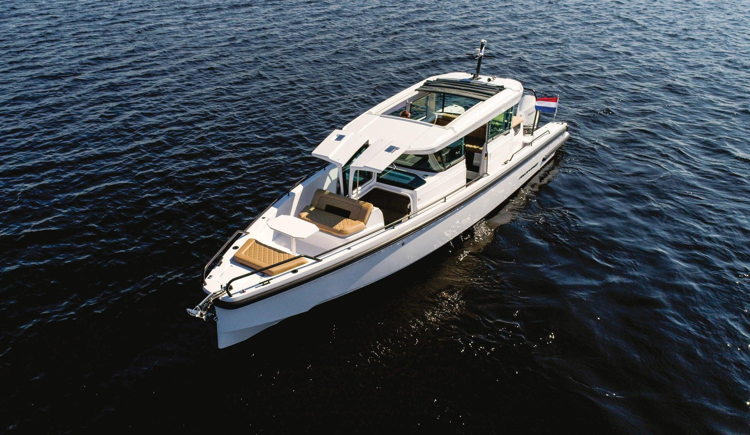 axopar boat charter top view